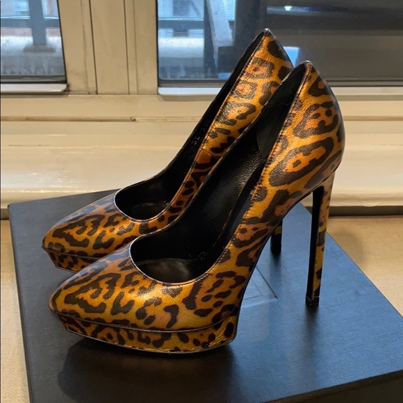 Saint Laurent leopard heels - Picture 4 of 7